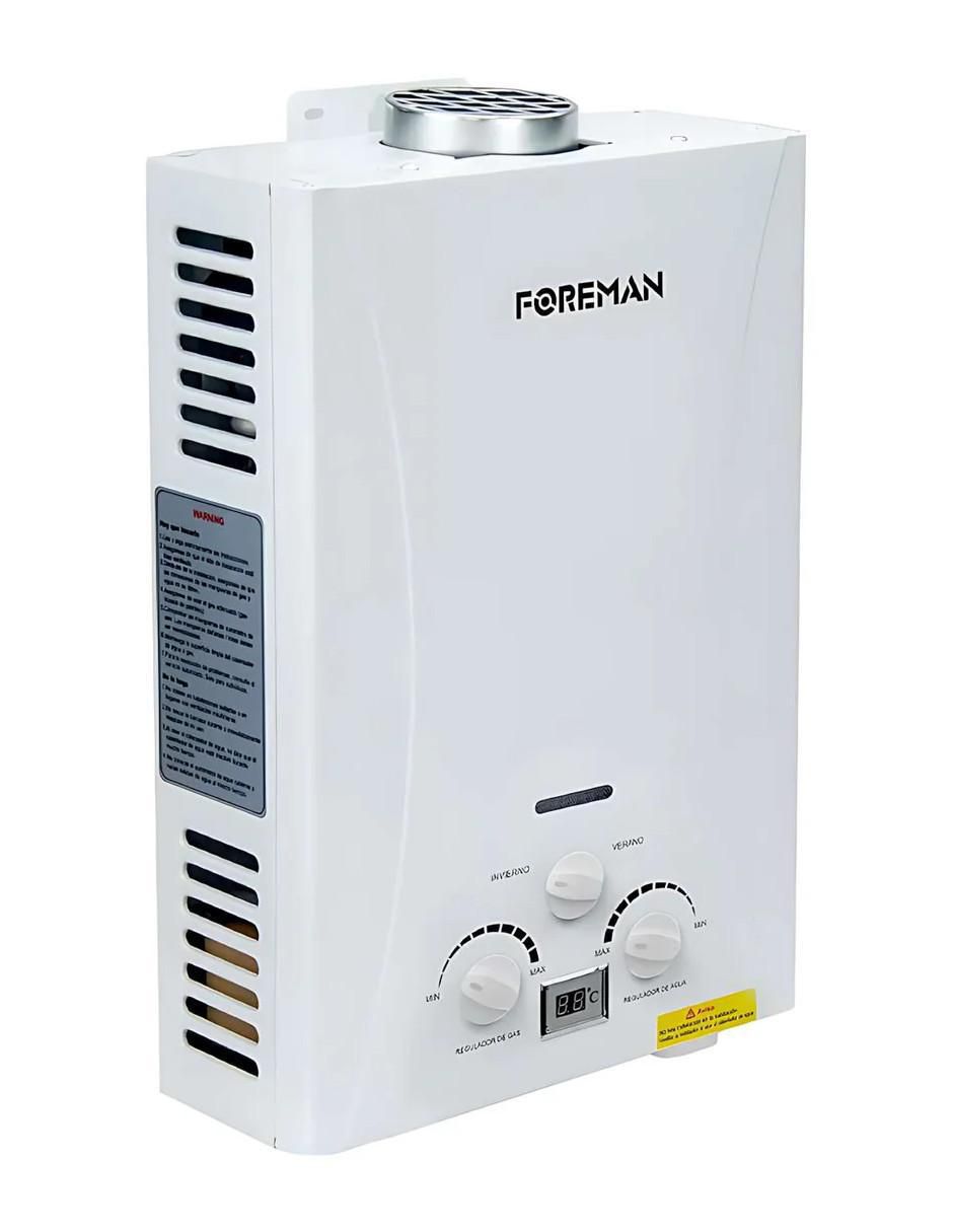 Calentador de paso Foreman FO21026L 6 L Gas LP