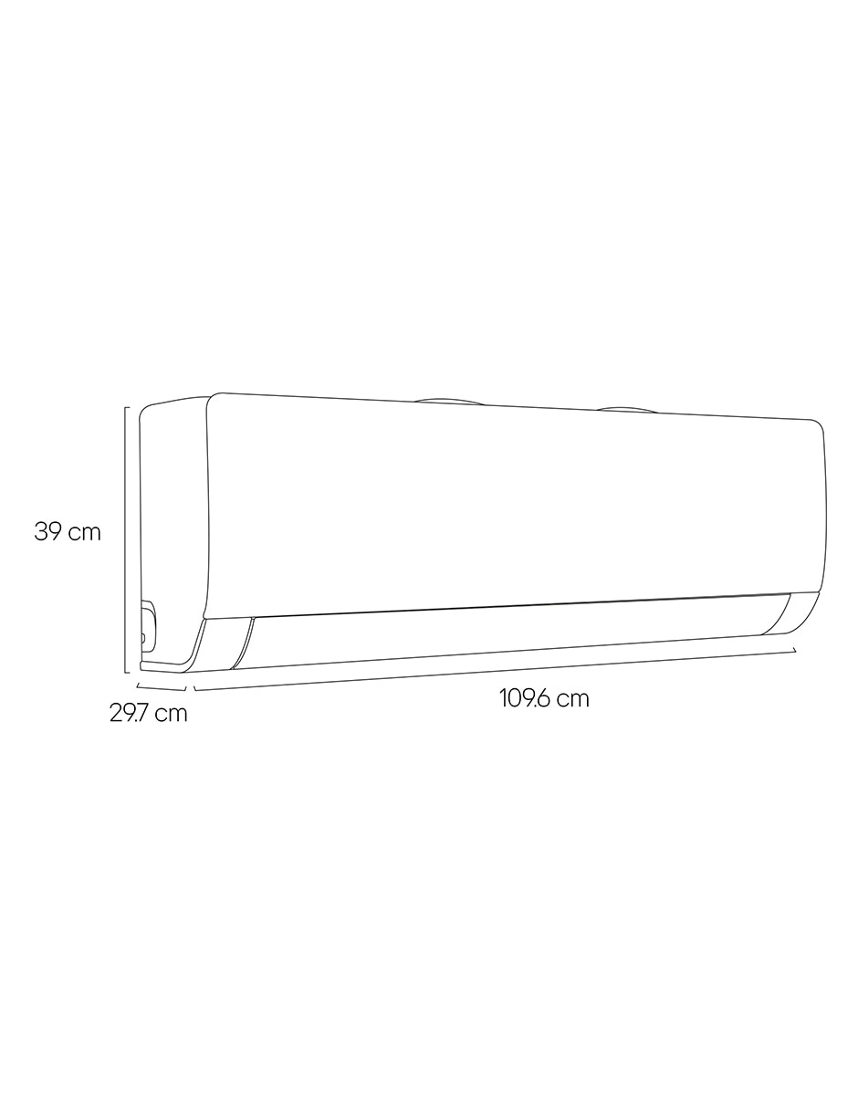 Aire acondicionado mini split LG frío 24000 BTU MT242C0 230 V