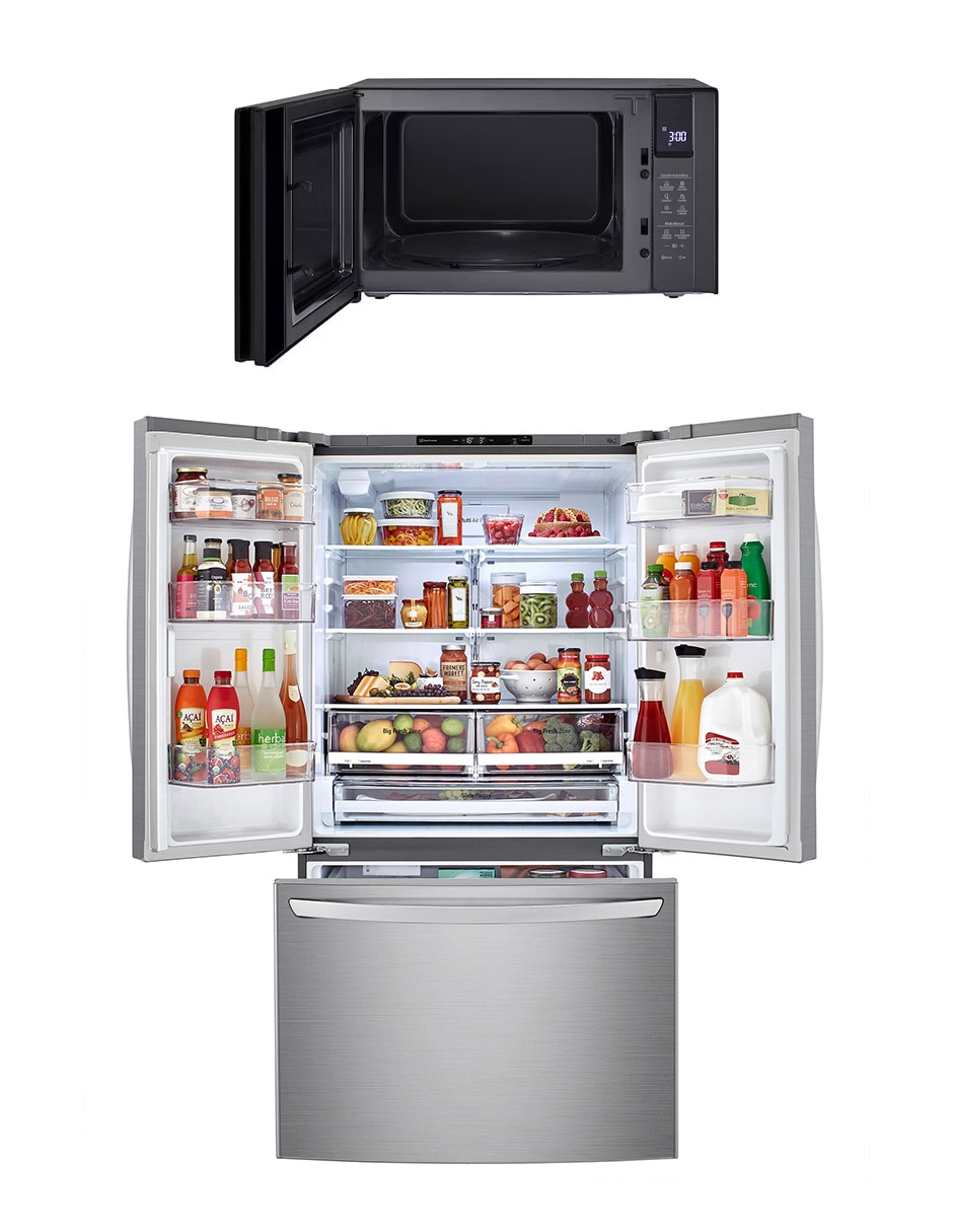 "refrigerador" french door lg 29 pies cúbicos tecnología inverter "y" no gm29bp.ms1596d
