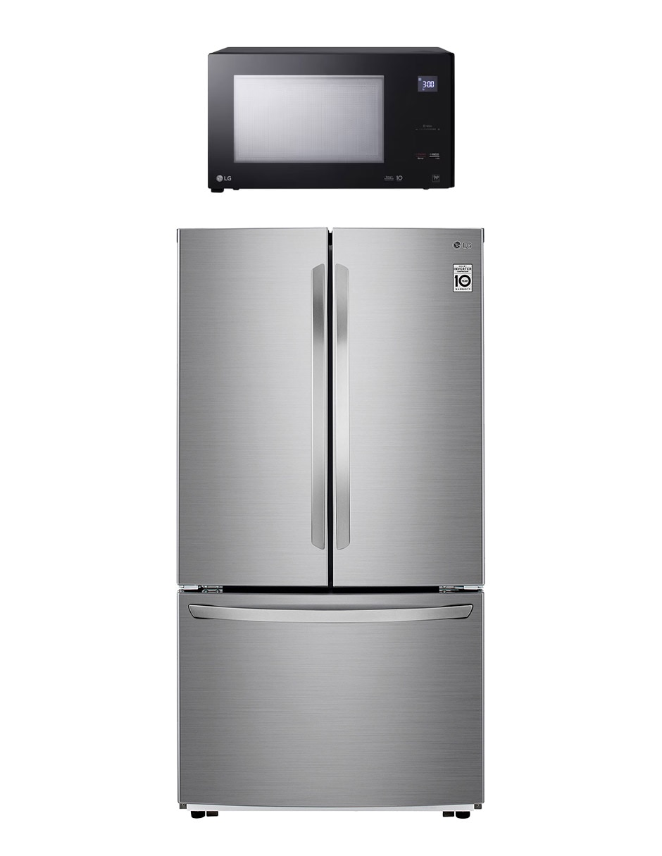 LG "refrigerador" french door lg 29 pies cúbicos tecnología inverter "y" no gm29bp.ms1596d