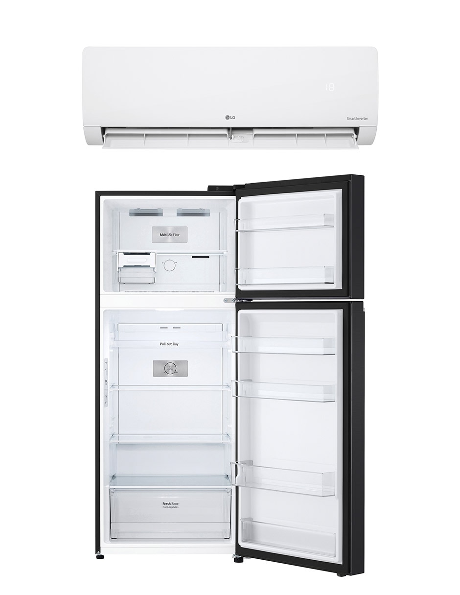 "refrigerador" top mount lg 14 pies cúbicos tecnología inverter "y" no vt40bk.vc121c1