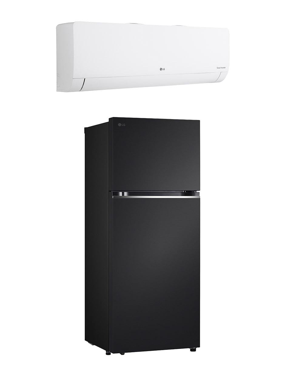 "refrigerador" top mount lg 14 pies cúbicos tecnología inverter "y" no vt40bk.vc121c1