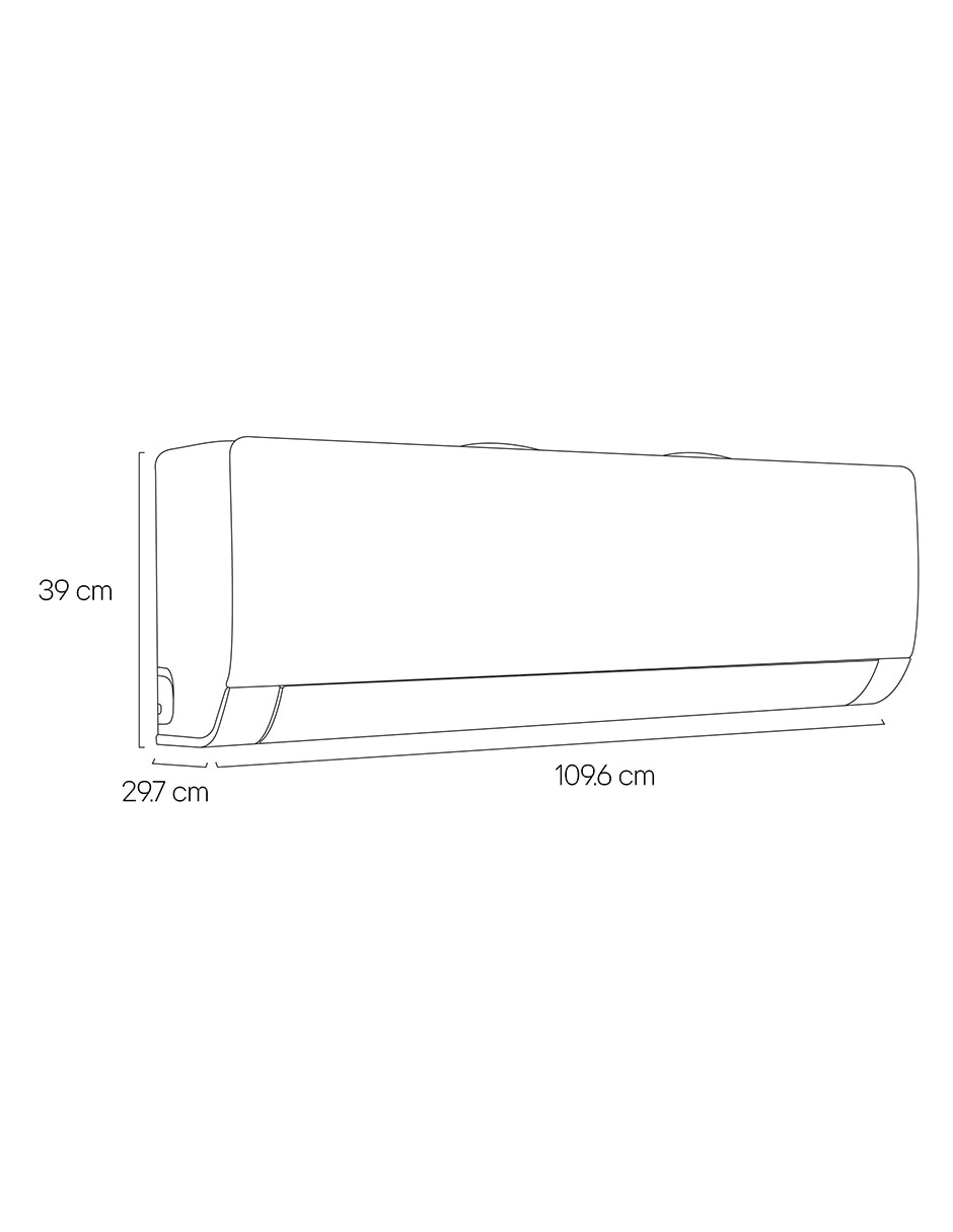 Aire acondicionado mini split lg frío y calor 24000 btu mt242h0