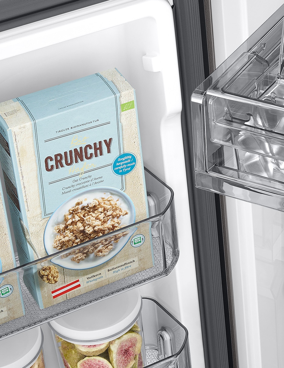 Combo refrigerador french door + Pantalla Smart TV Bespoke 23 pies cúbicos fábrica de hielo F-RF23B9UN50U8 6
