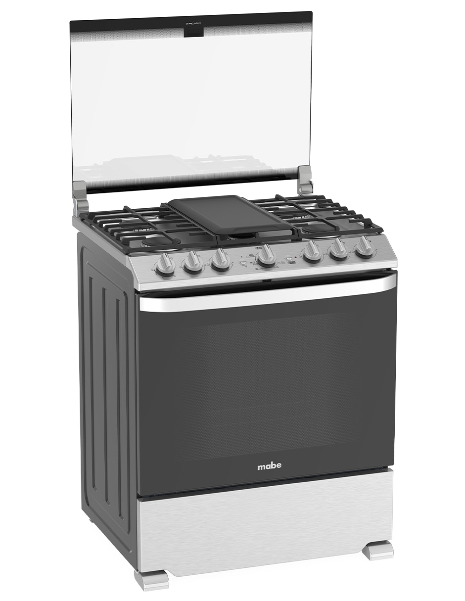 Estufa a mabe air fry 75.80cm emha76jss0cm76ss de quemadores