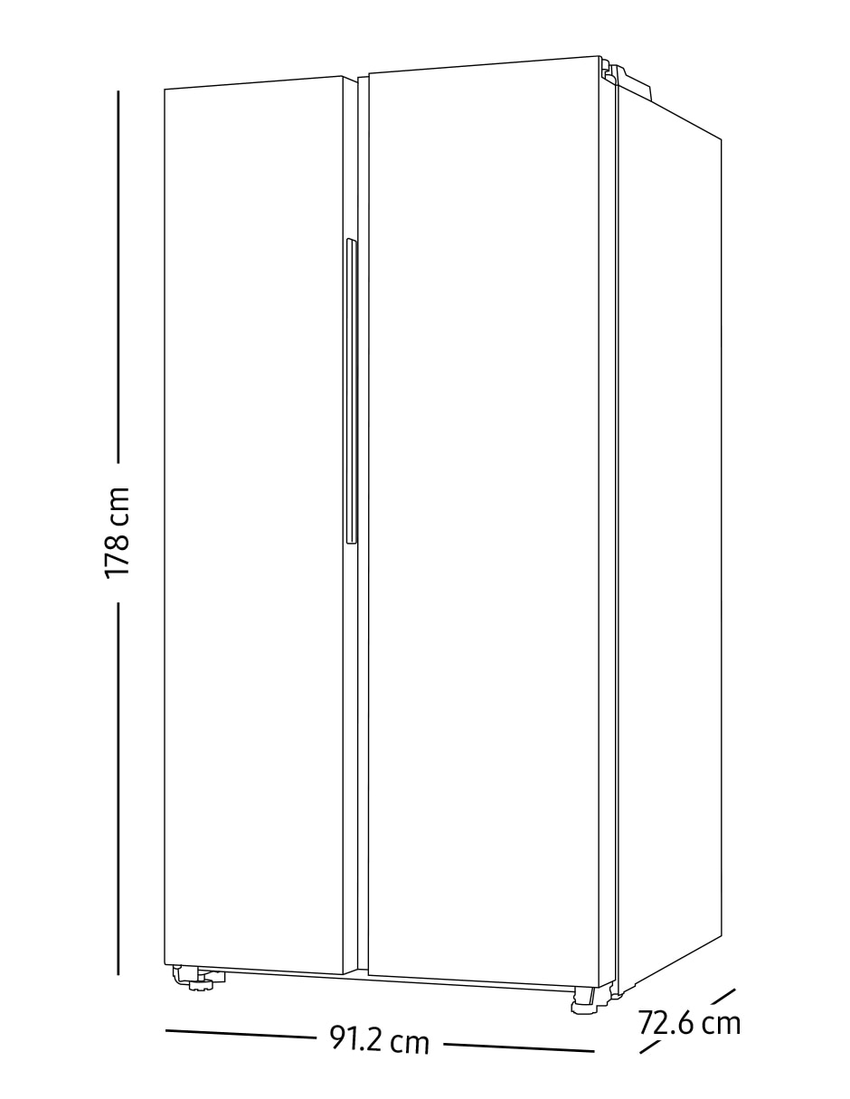 Combo refrigerador dúplex Samsung 23 pies inverter y fábrica de hielo F-RS23S9MS32GX + Horno de microondas Samsung MS32DG4504AGAX