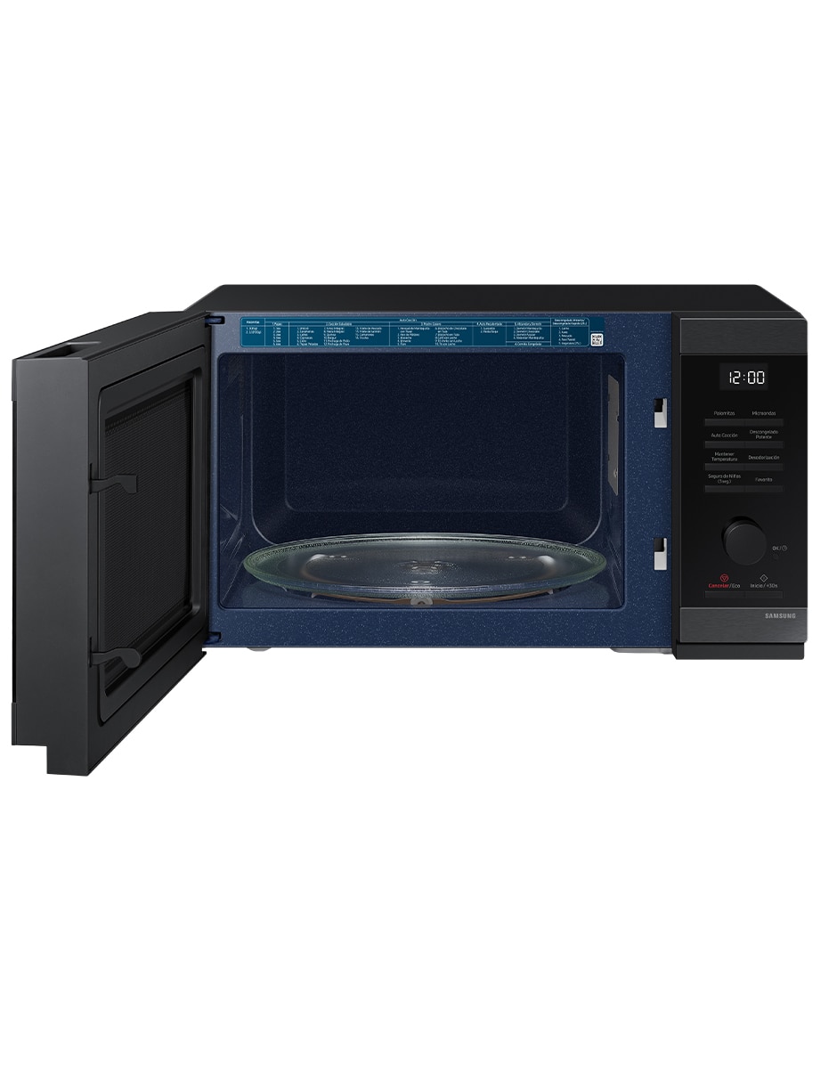 Combo refrigerador dúplex Samsung 23 pies inverter y fábrica de hielo F-RS23S9MS32GX + Horno de microondas Samsung MS32DG4504AGAX