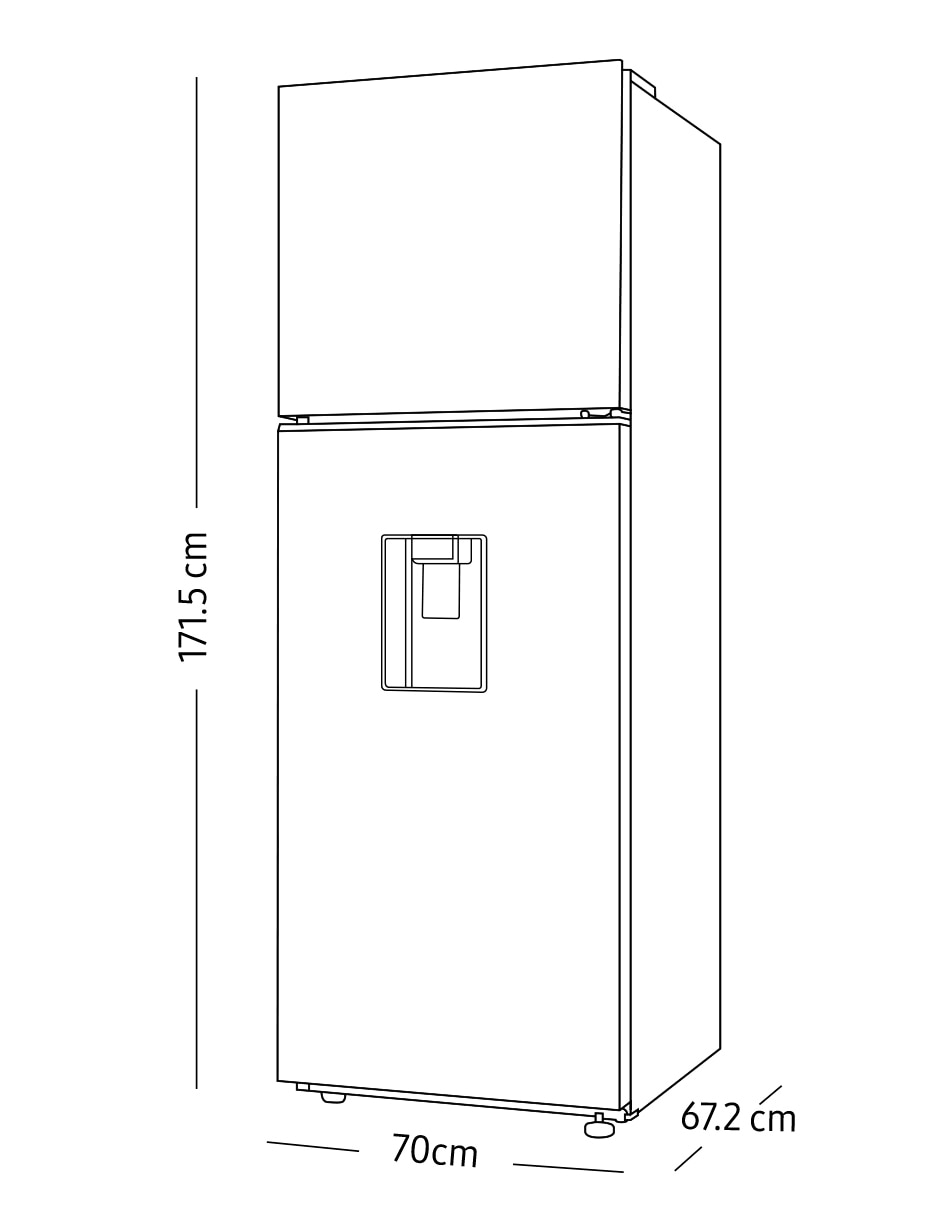 Refrigerador top mount 14 pies inverter automática RT38DG6774B1EM 6