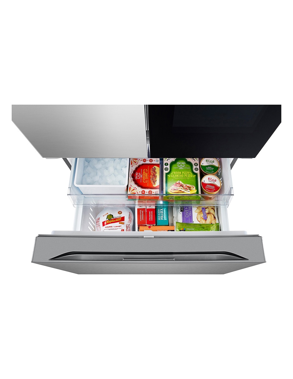 Combo Refrigerador Lg 32 pies inverter y fábrica de hielos GM90FQP.24U511SB + Monitor smart Lg 24 pulgadas