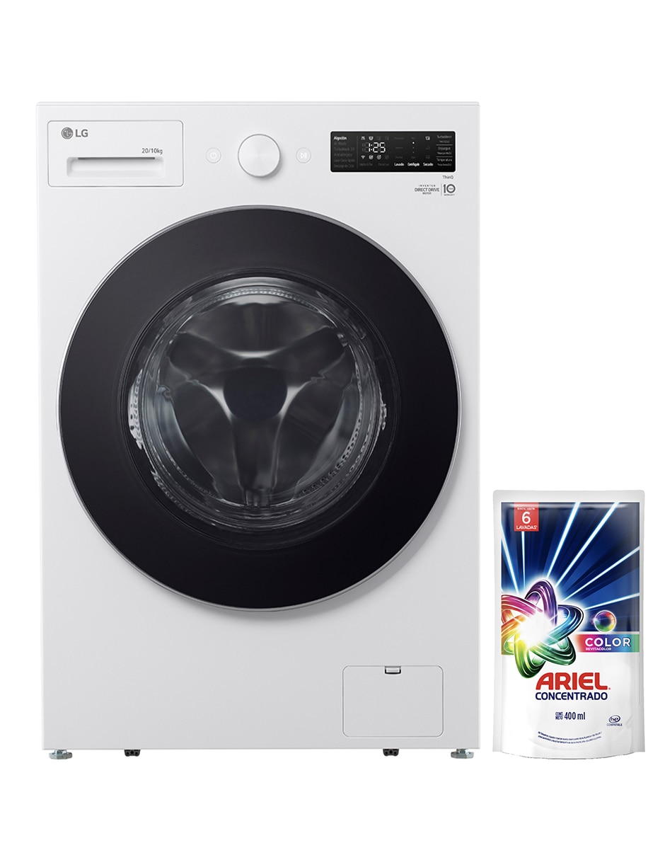 LG Lavasecadora Lg eléctrica 20 kg 10 kg WD20EWNTS6P