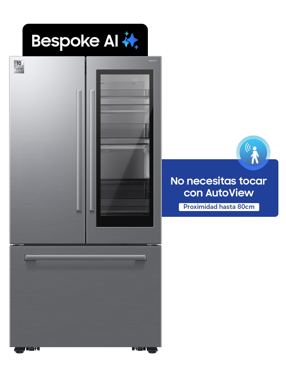 Refrigerador refrigerador samsung french door y automática rf80h30jdtem