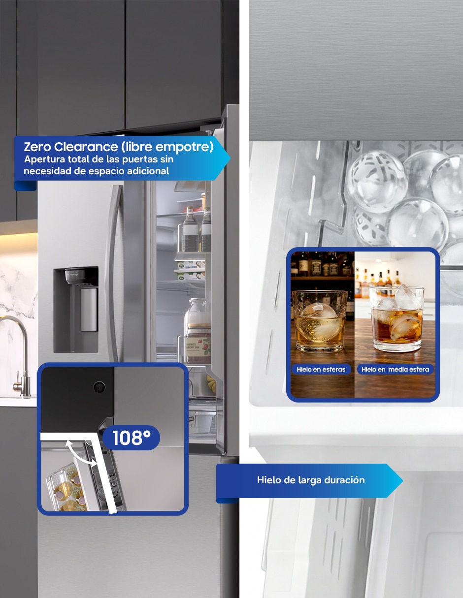 Refrigerador refrigerador french door y automática rf80h30cdtem 8