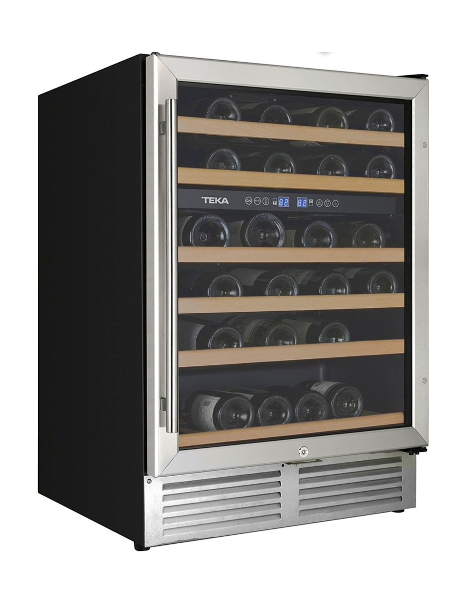 Cava de vinos Teka CLC 855 GM BK RV 51 capacidad 55 botellas