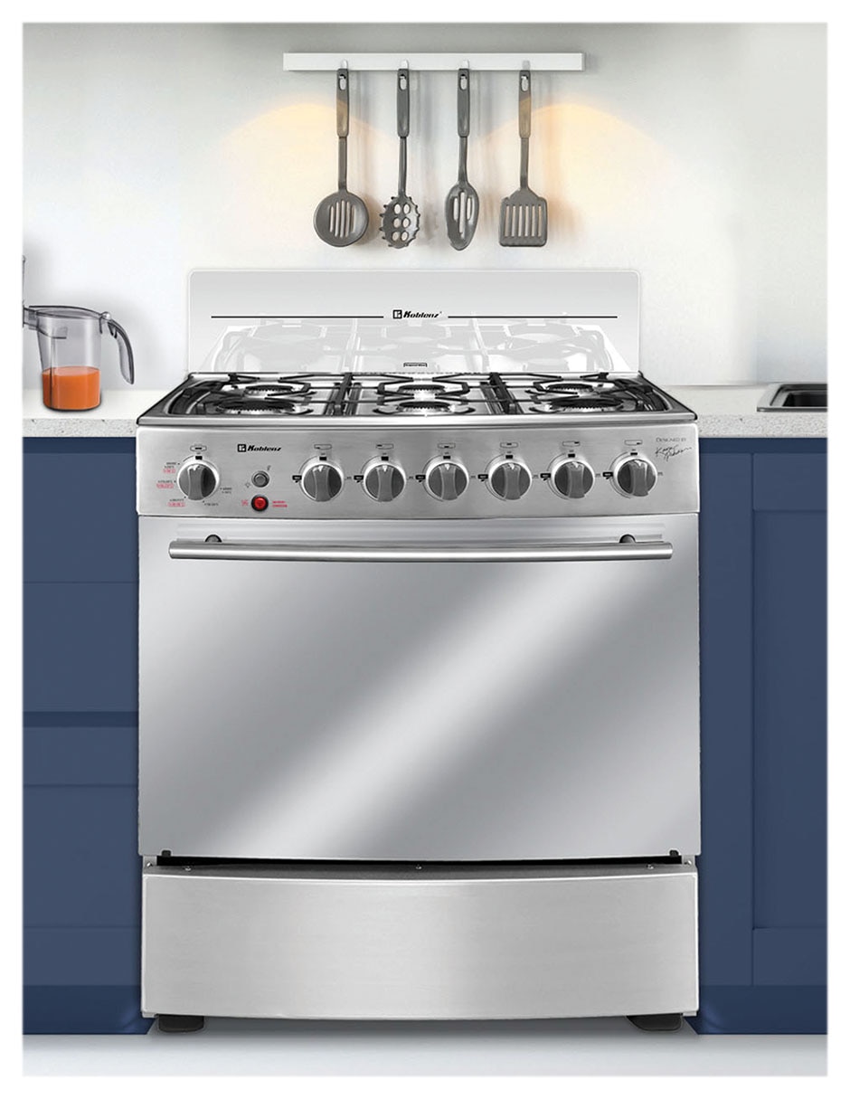 Estufa a gas natural/lp 76 EK-1131 CA-IIRIC de 6 quemadores Estufa a gas natural/lp 76 EK-1131 CA-IIRIC de 6 quemadores