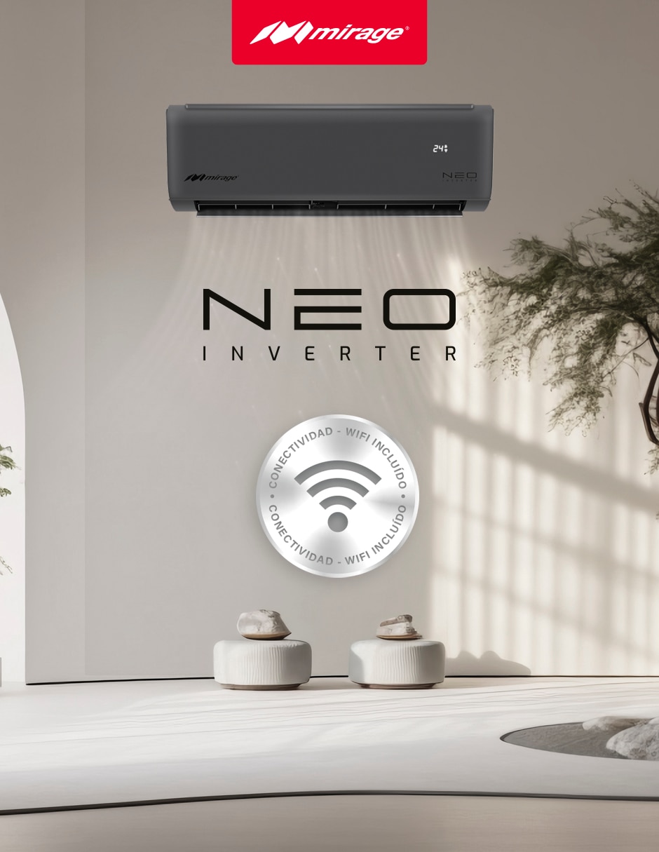 Aire acondicionado Neo Inverter frío y calor SETCNC121G 5