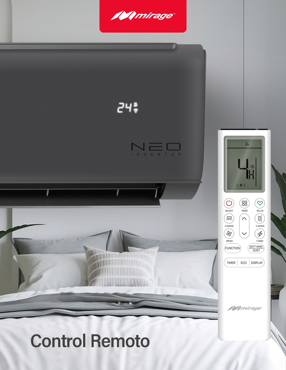 Aire acondicionado Neo Inverter frío y calor SETCNC121G 7