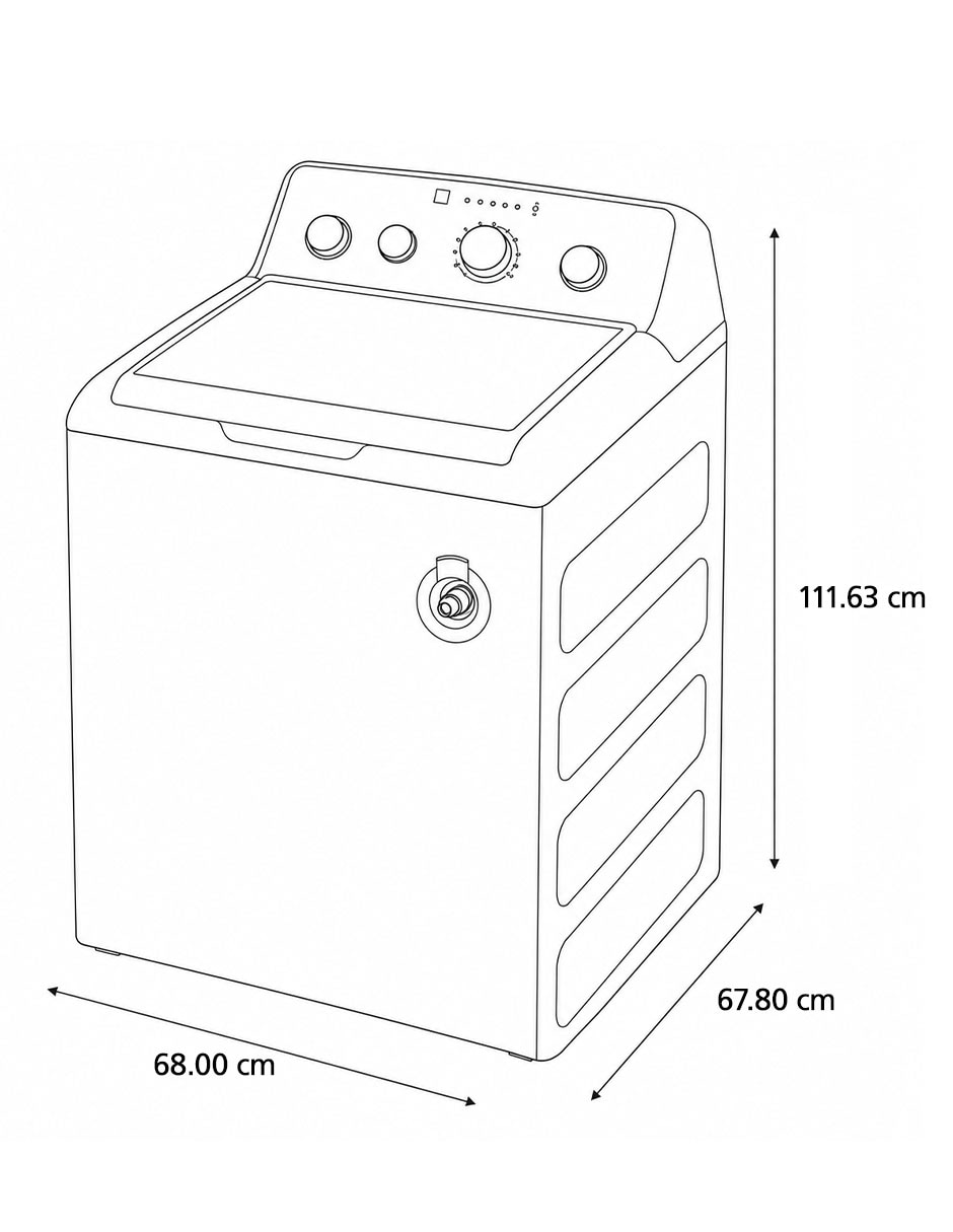 Lavadora Aqua Recovery automática carga superior LMQ73214VBAB0 12