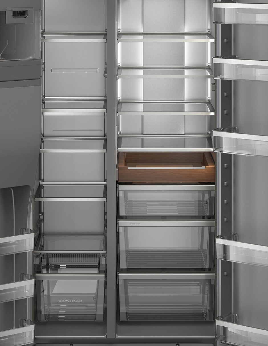 Refrigerador dúplex 21 pies smart cooling y fábrica de hielo KRSC536RBE