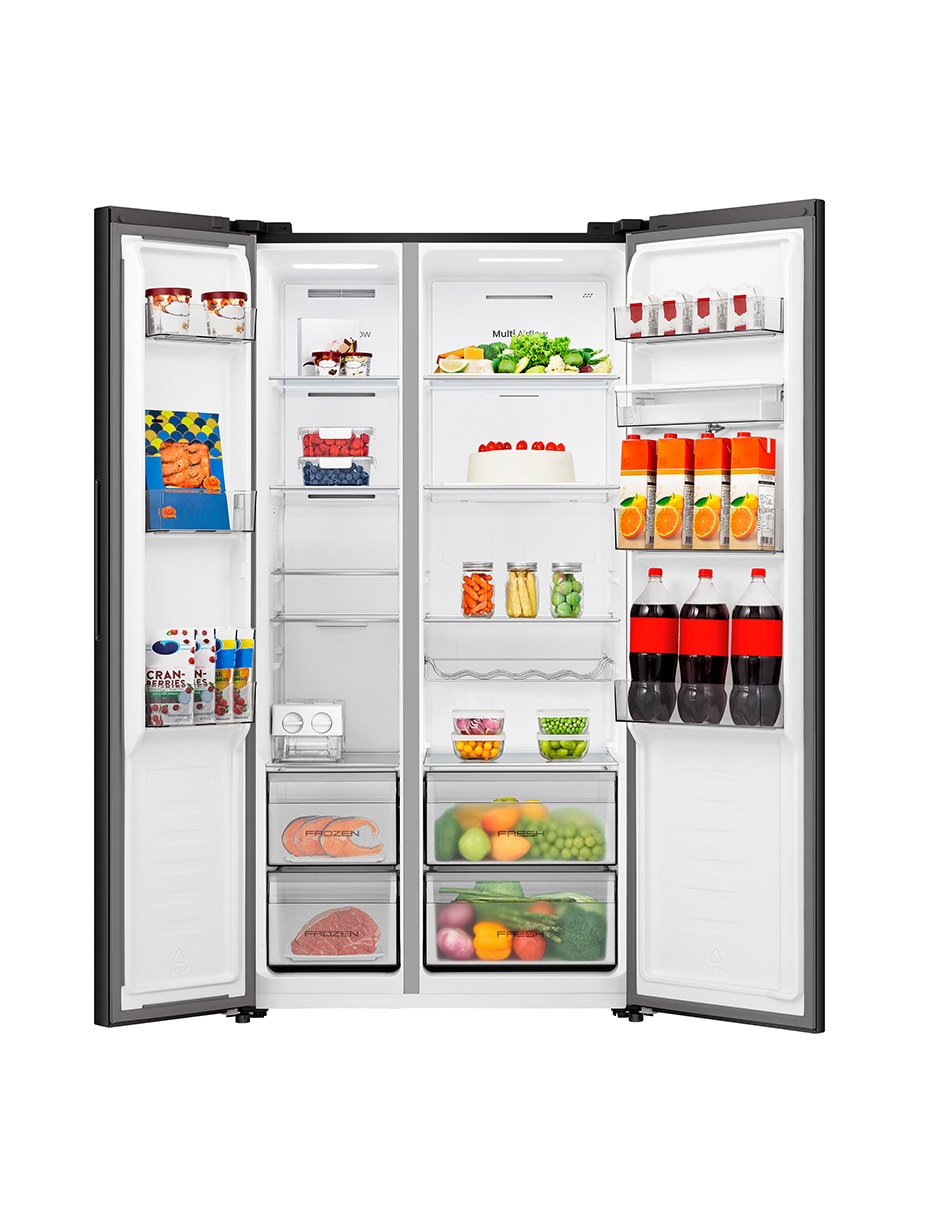 Refrigerador Dúplex Hisense 20 pies cúbicos no frost RS20P3GBN