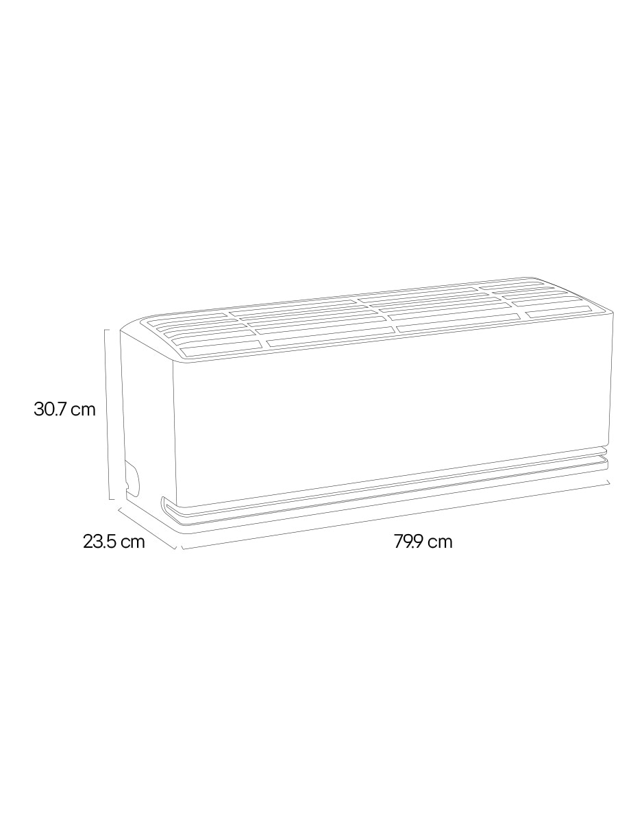 Aire acondicionado frío 12000 BTU VA121C5 115 V 9
