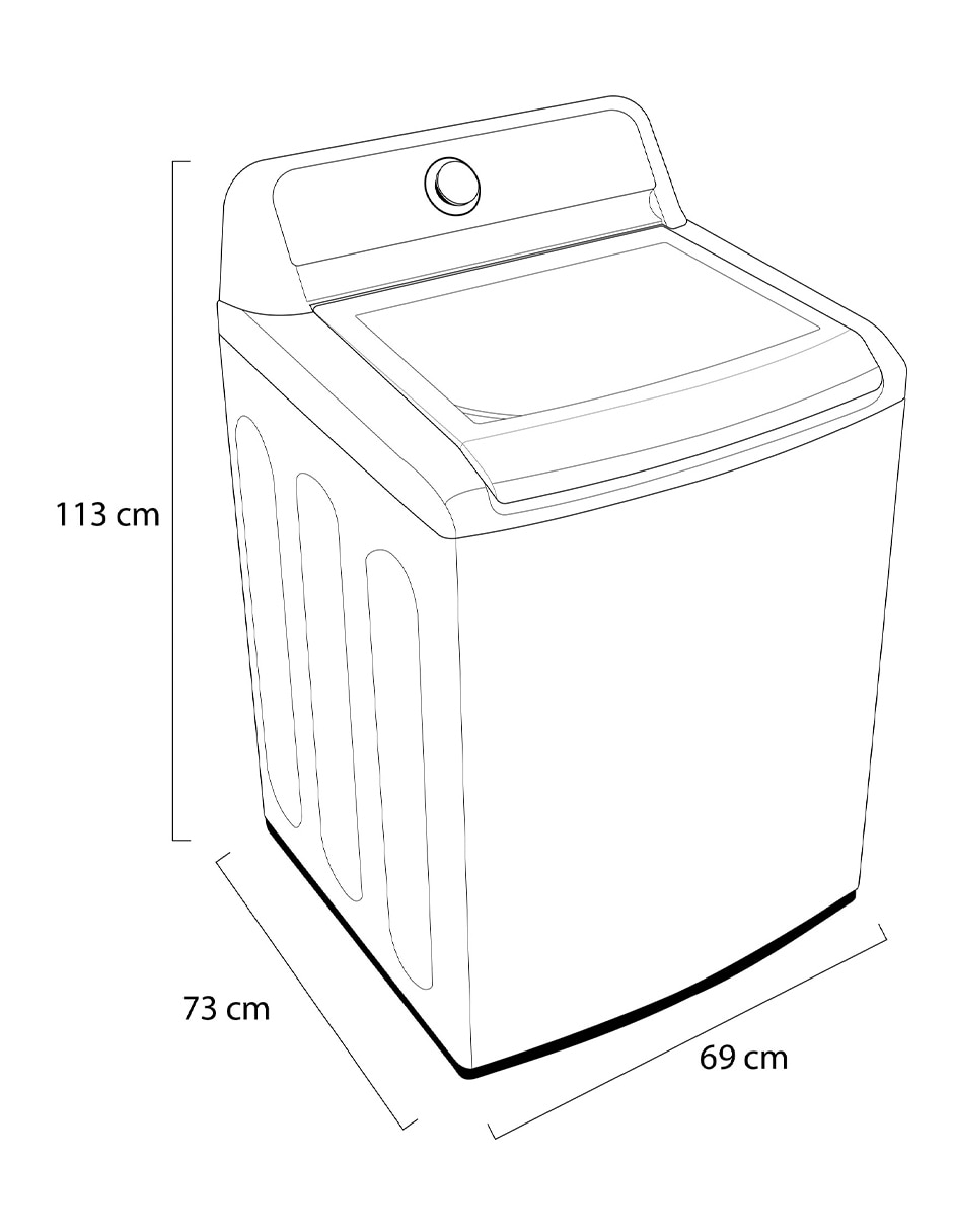 Lavadora 21 kg automática carga superior WT21WT6HKNA Lavadora 21 kg automática carga superior WT21WT6HKNA