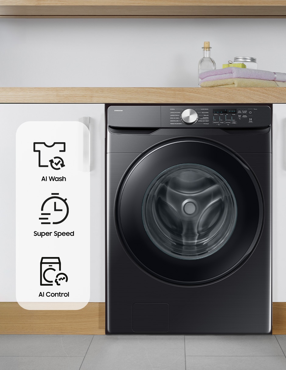 Lavadora 26 kg automática carga frontal WF26DG8250AVAX Lavadora 26 kg automática carga frontal WF26DG8250AVAX