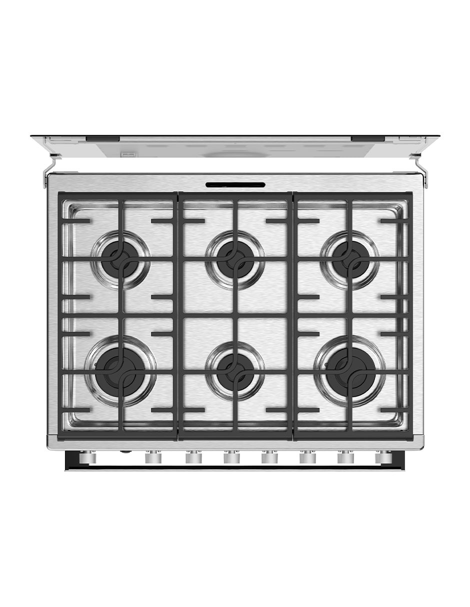 Estufa de piso a gas natural/lp 77 cm FS7660GSS de 6 quemadores 6