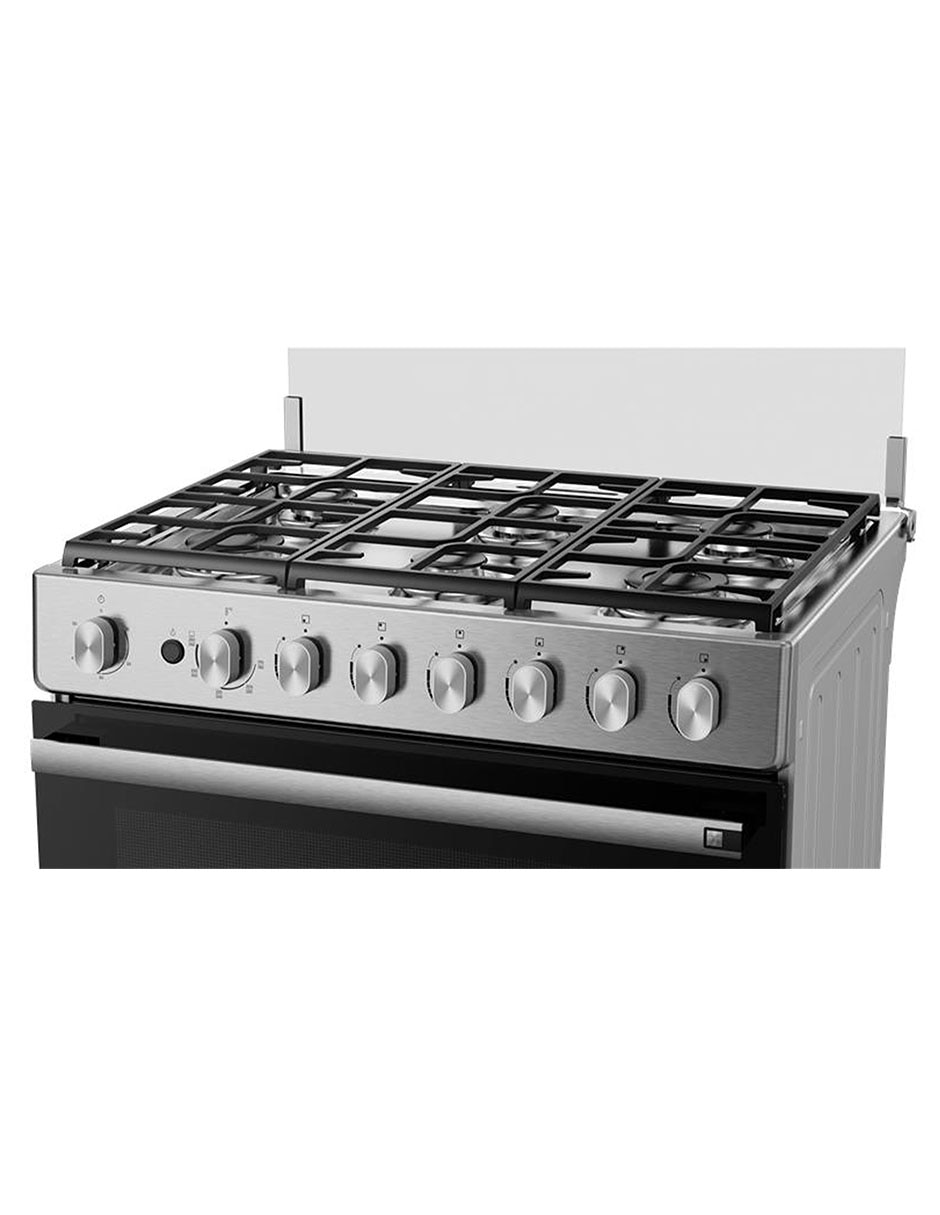 Estufa de piso a gas natural/lp 77 cm FS7660GSS de 6 quemadores