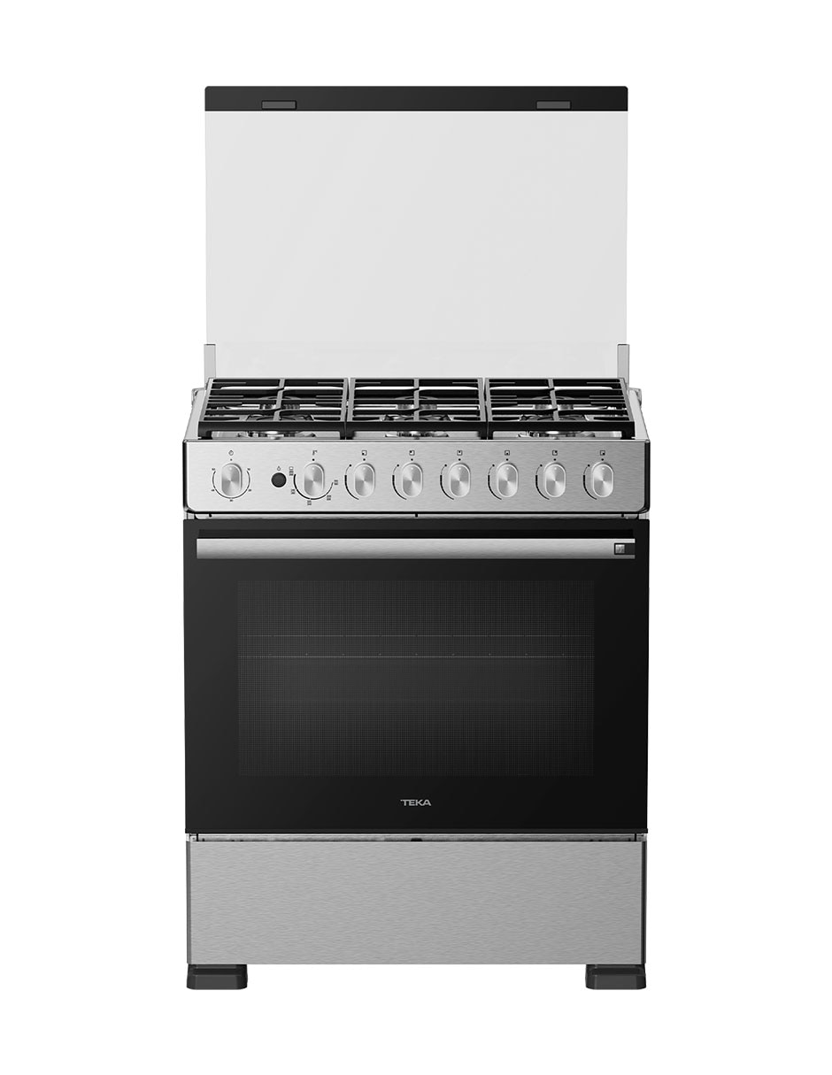 Estufa de piso a gas natural/lp 77 cm FS7660GSS de 6 quemadores