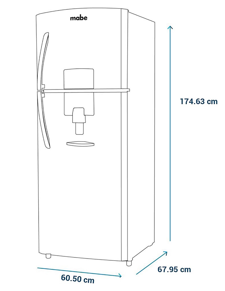 Refrigerador mabe home energy saver y rma300fzmrp1
