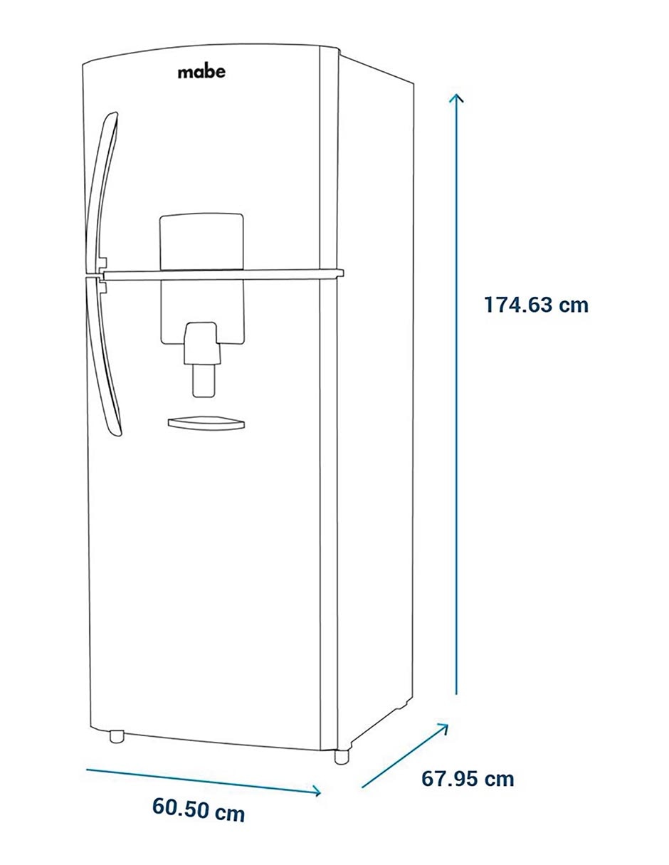 Refrigerador Mabe Home Energy Saver RMA300FZMRX1