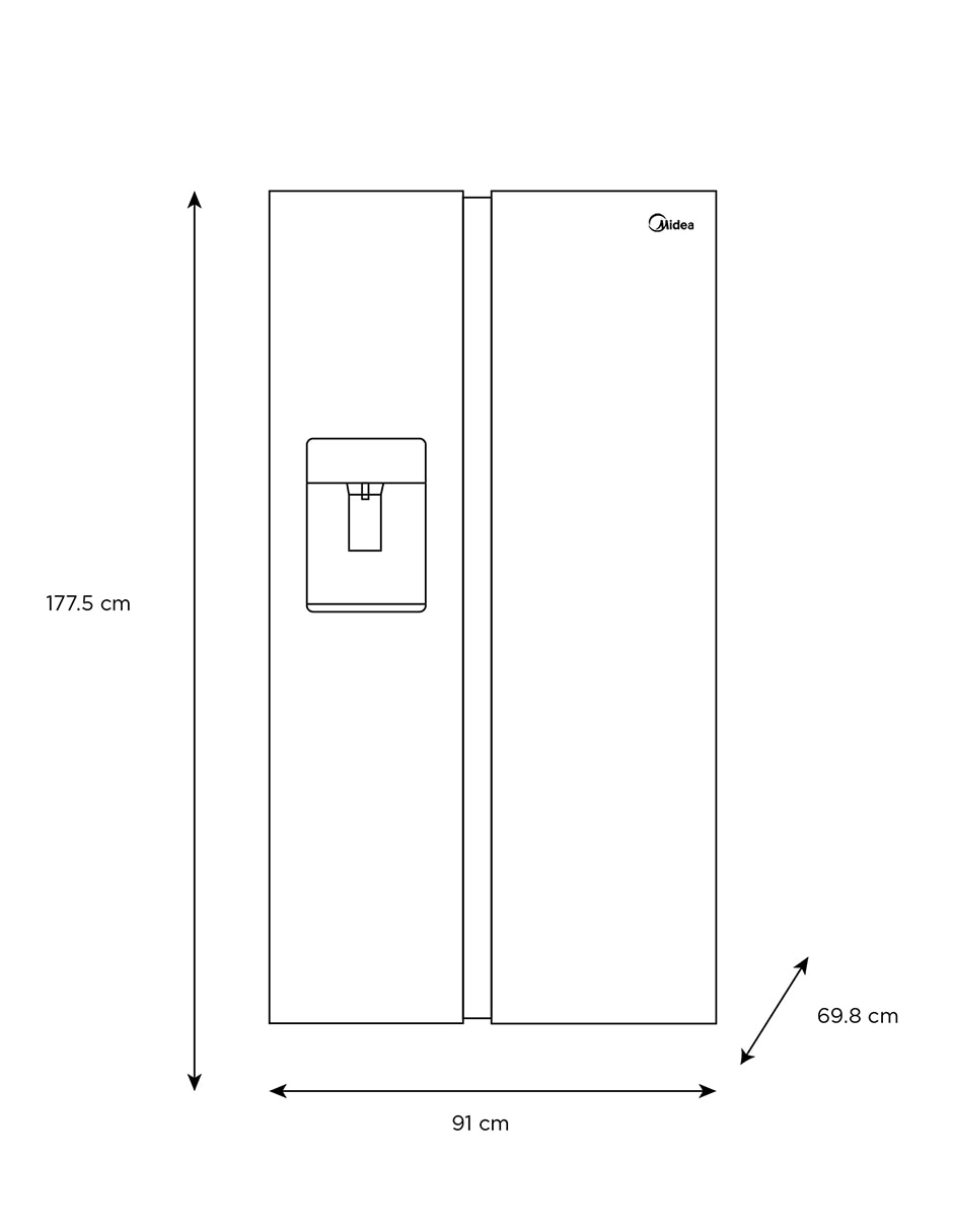 Refrigerador dúplex 21 pies Inverter y No Frost y automática MDRS761MYM45A 10