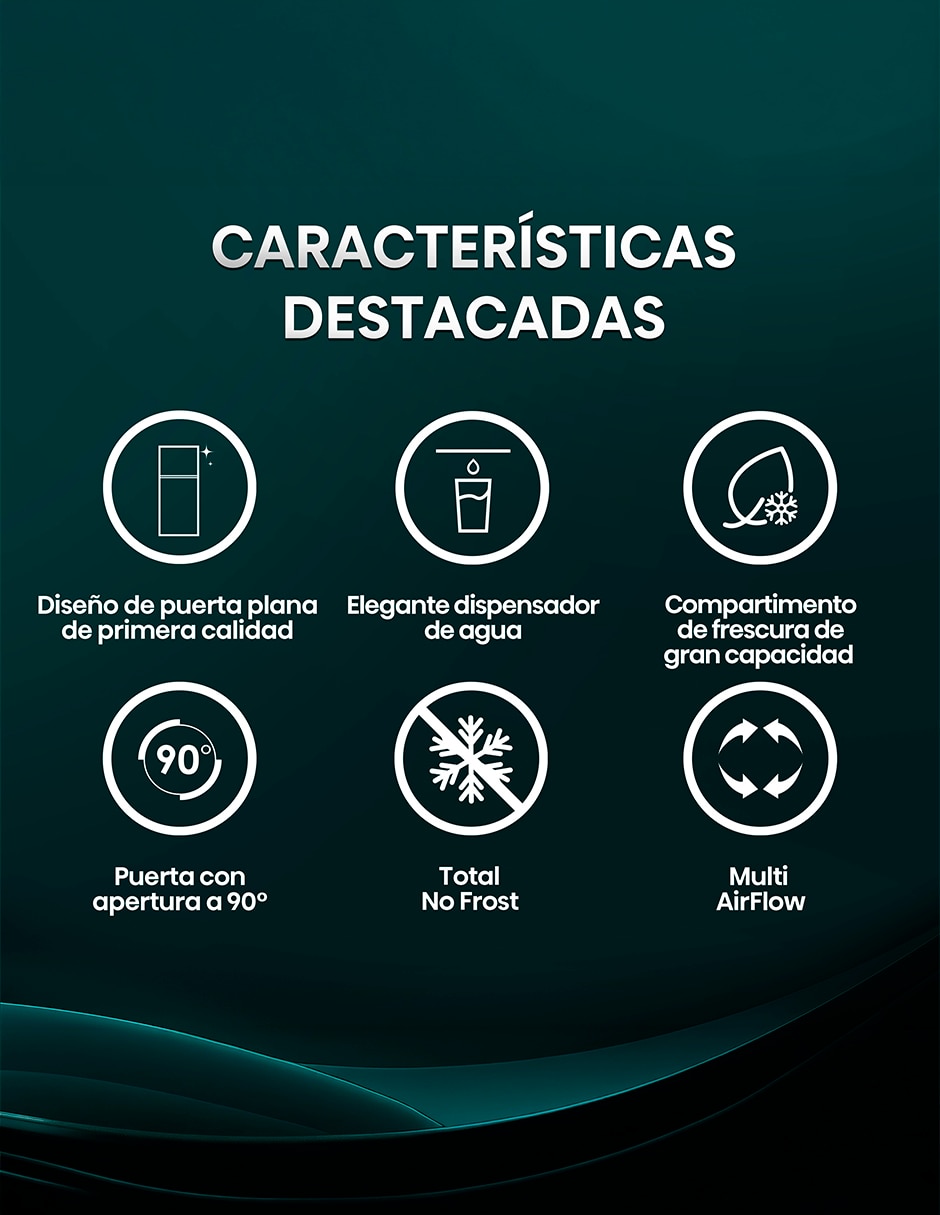 Refrigerador Top mount Tecnología No Frost y No RT88N3AGN