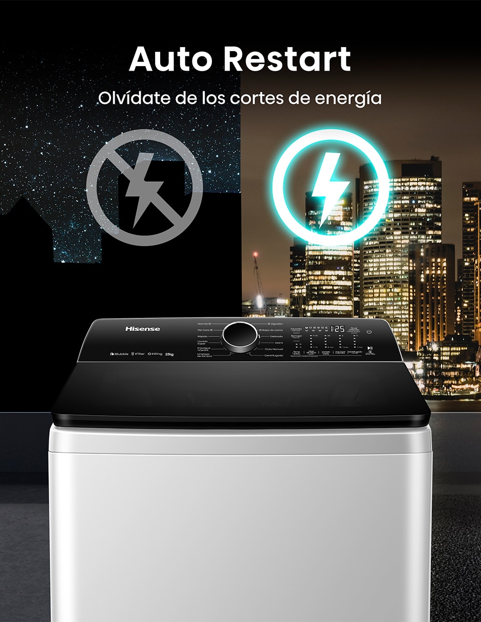 Lavadora Automática carga Carga superior WT5I2323UWA
