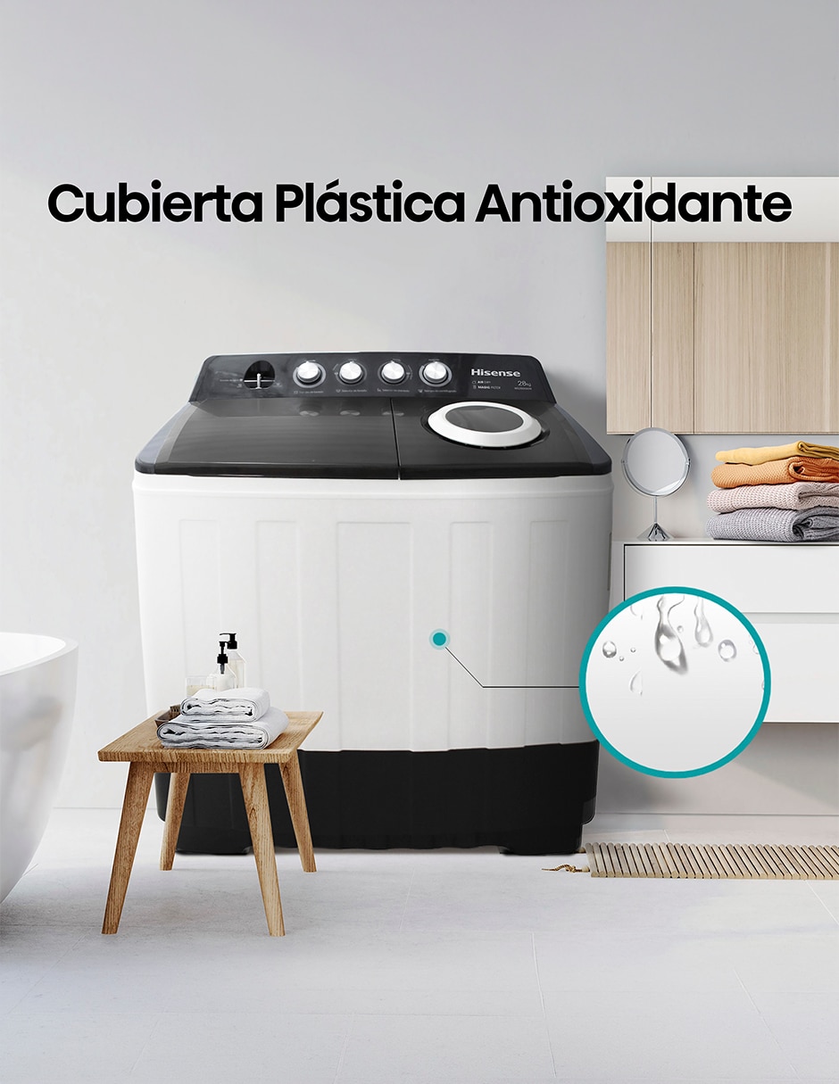 Lavadora doble tina Manual carga Carga superior WS280XA1W 6
