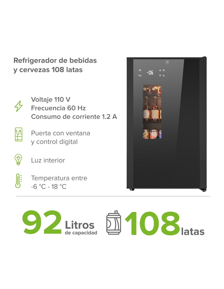 Frigobar Ebc92b 3.2 pies cúbicos 9