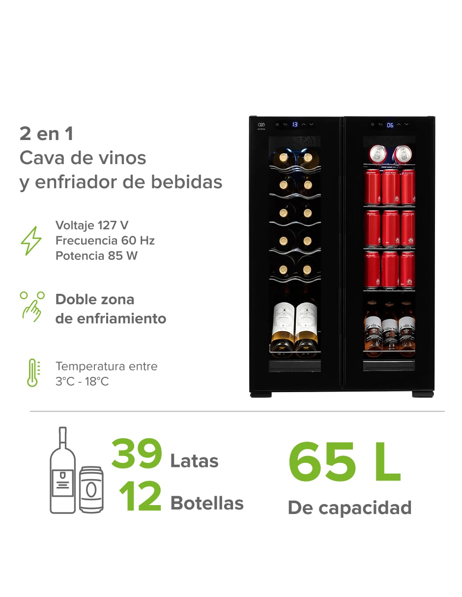 Frigobar Ed01 2.4 pies cúbicos 6