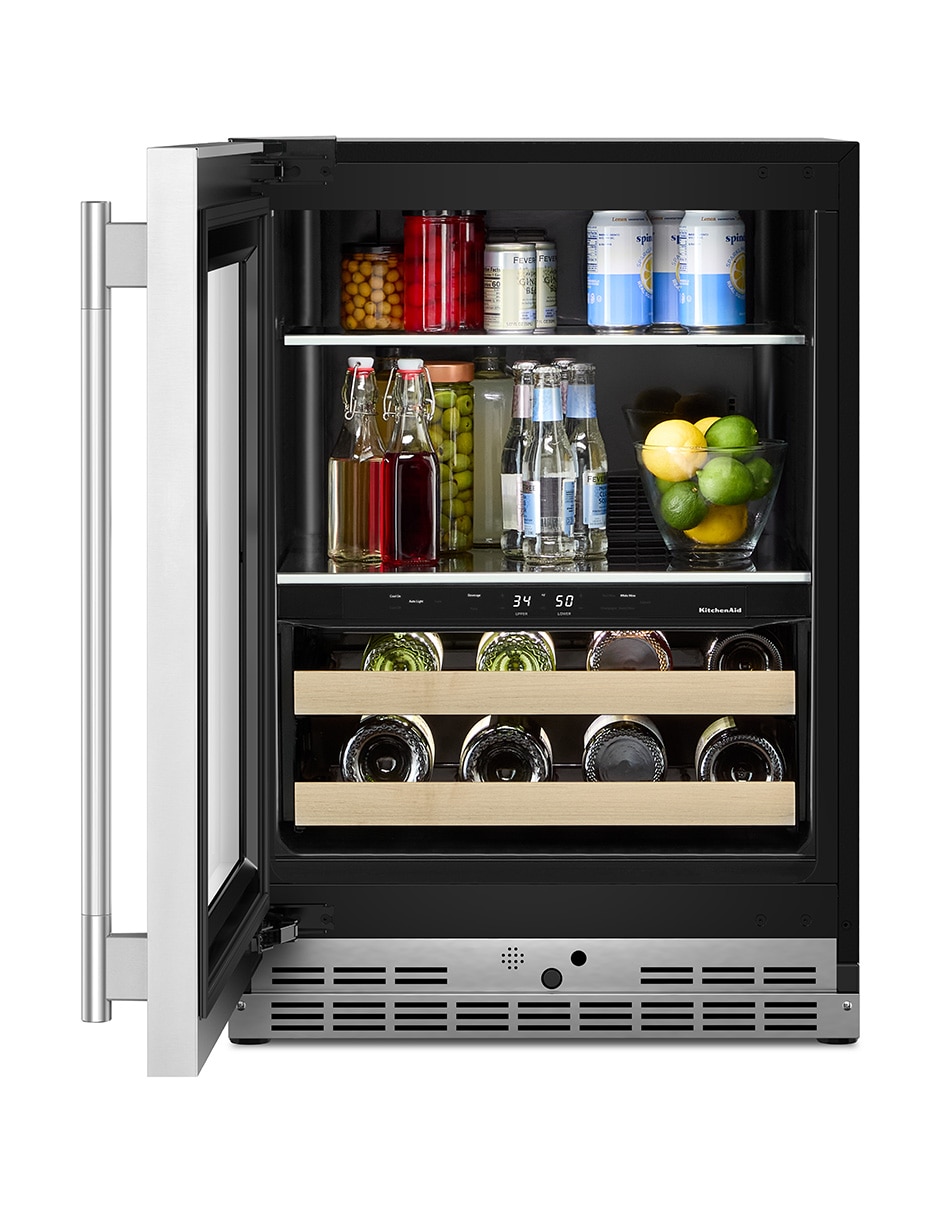 Cava de vinos KitchenaidI KUBL524SPS capacidad 14 botellas