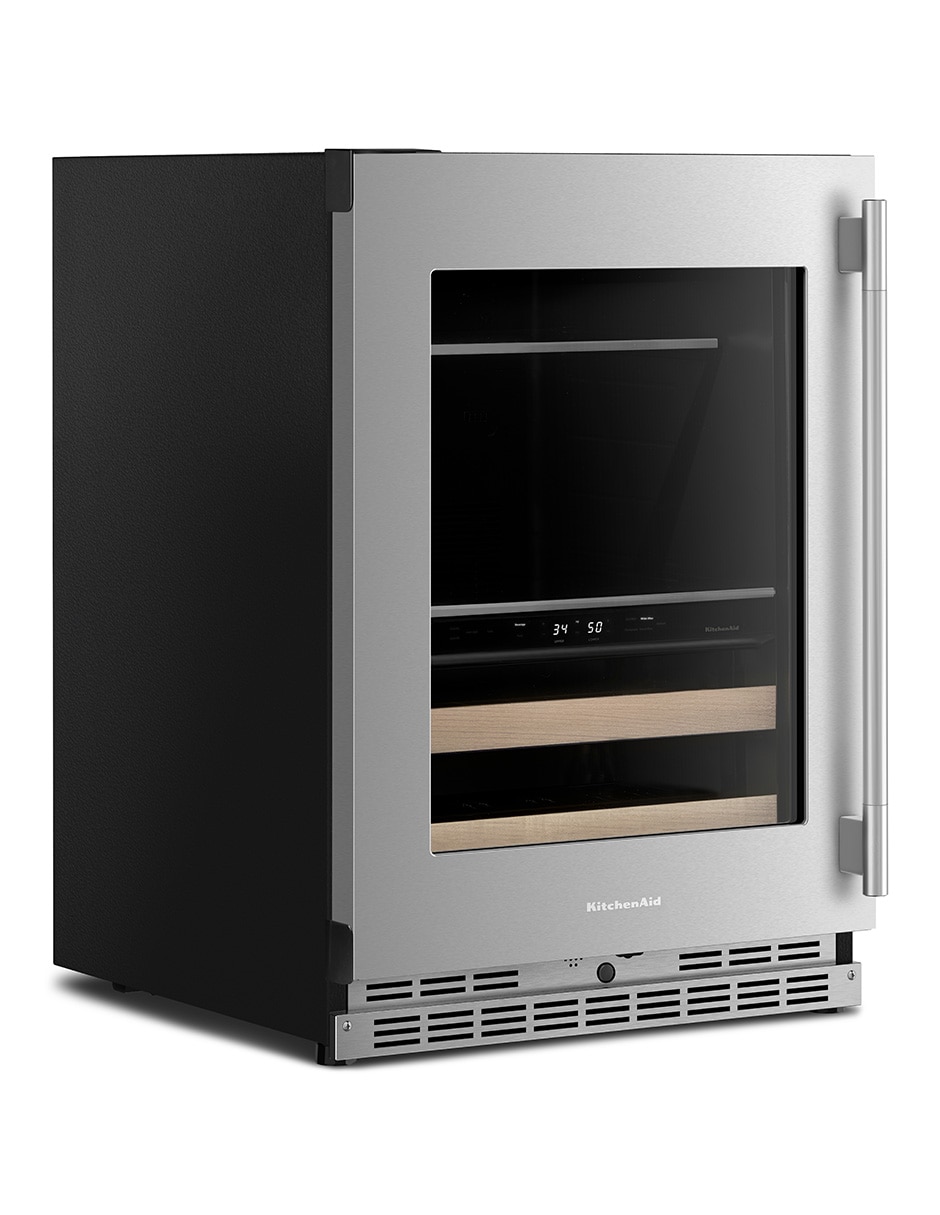 Cava de vinos KitchenaidI KUBL524SPS capacidad 14 botellas