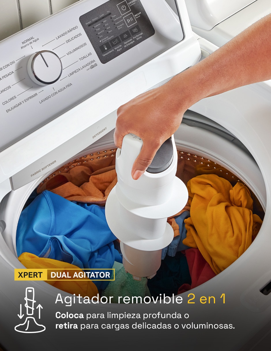 Lavadora automática carga superior 7MWTW2217TW 3