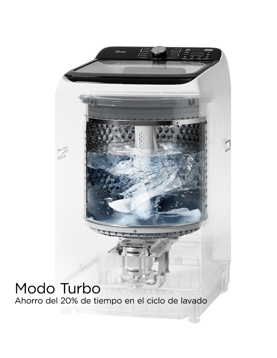 Lavadora 22 kg automática carga superior MA512W22A/W 2
