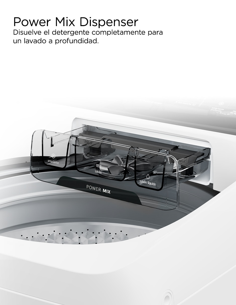 Lavadora 22 kg automática carga superior MA512W22A/W 6
