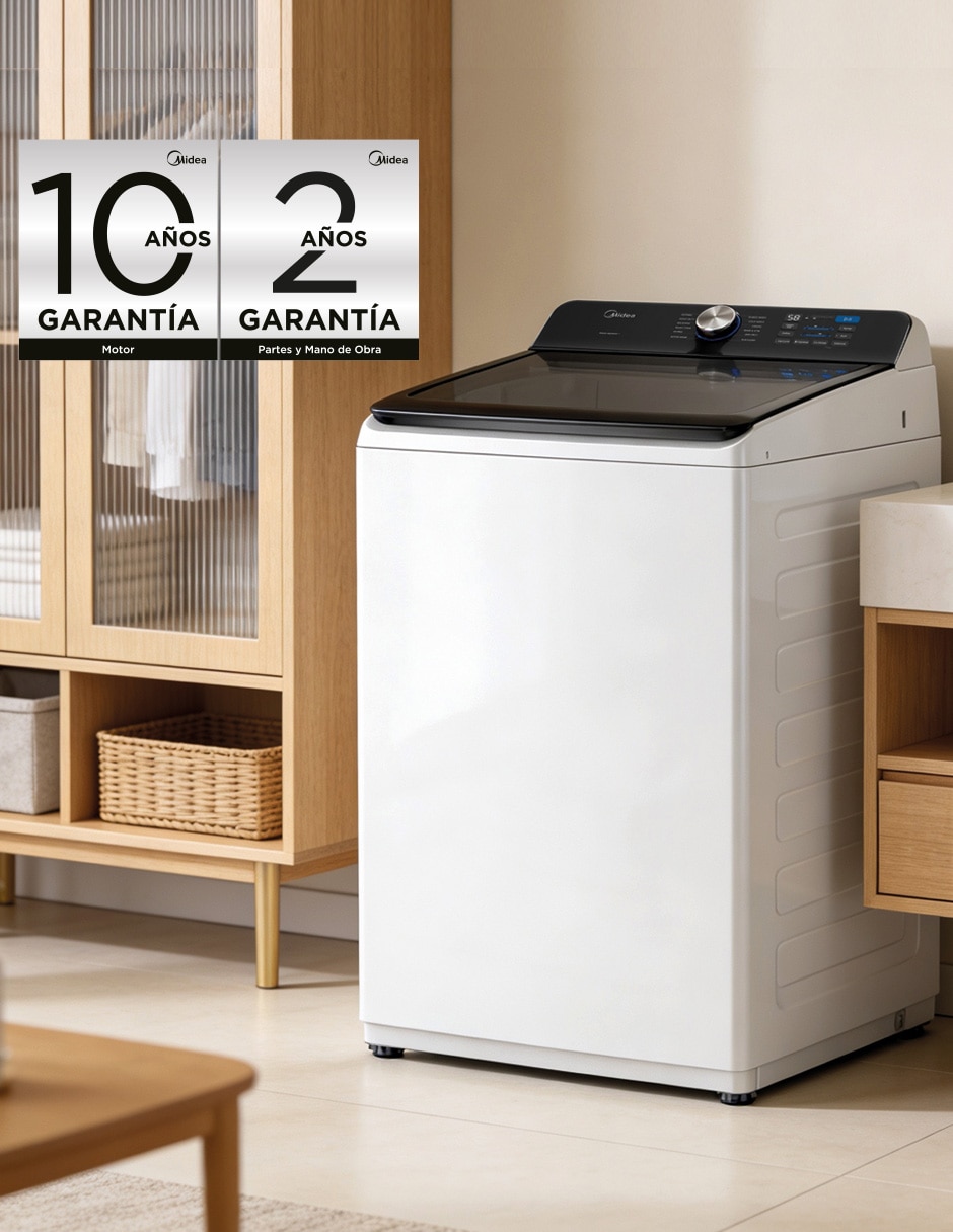 Lavadora 22 kg automática carga superior MA512W22A/W 7