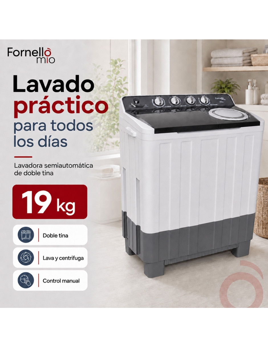 Lavadora 16 kg Semiautomática carga superior MKZ 2