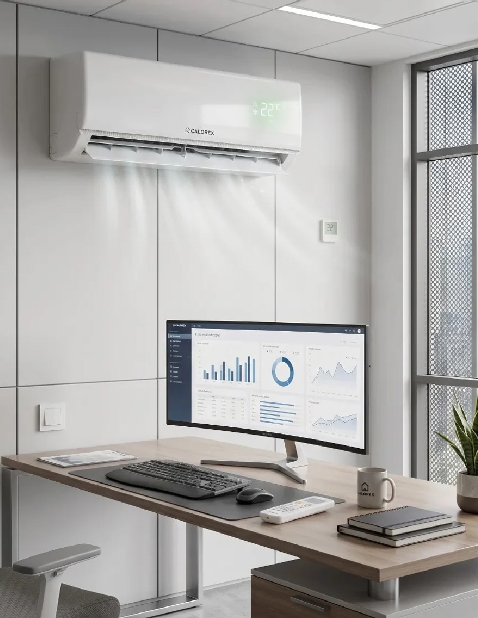 Aire acondicionado mini split frío y calor Kios12-1HP115V