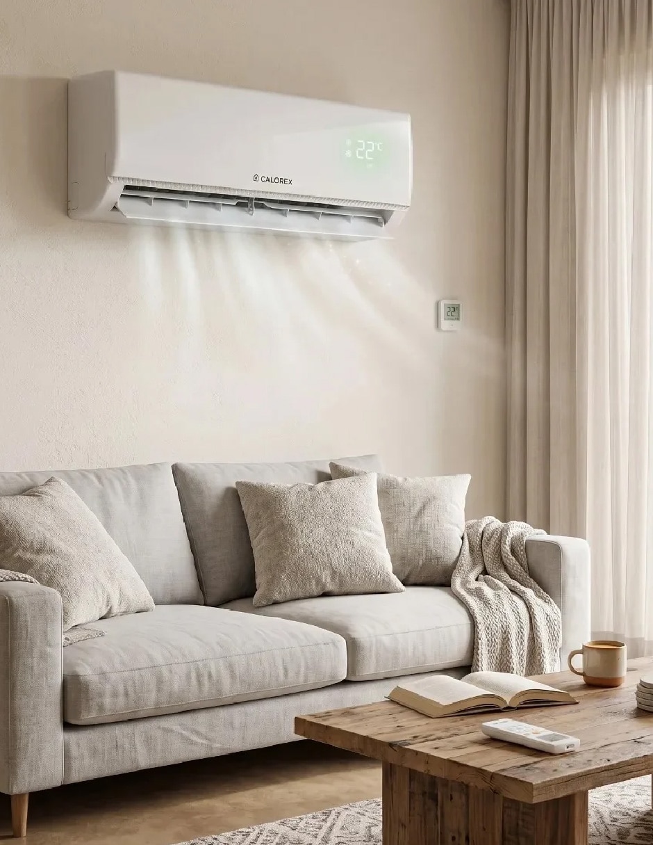 Aire acondicionado mini split frío y calor Kios12-1HP115V