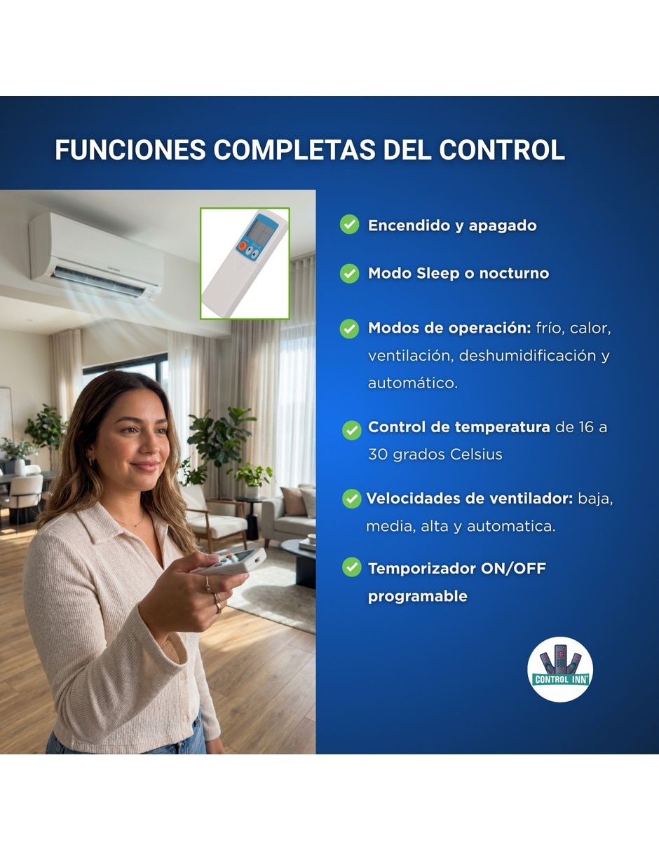 Control remoto para Aire acondicionado  MITSUBISHI MS09TW Aire Minisplit Mitsubishi MSZ09UN MS12TN 3
