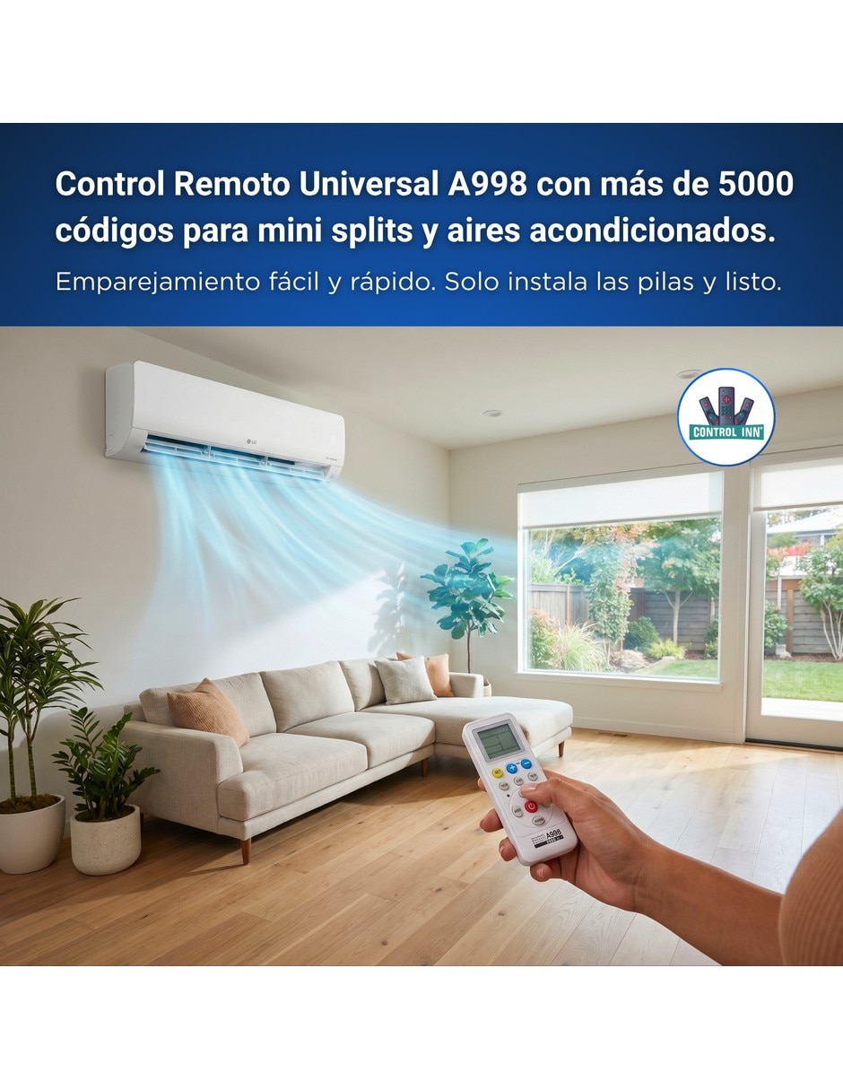 Control remoto para aire acondicionado Universal Aire Ac Intensity 2