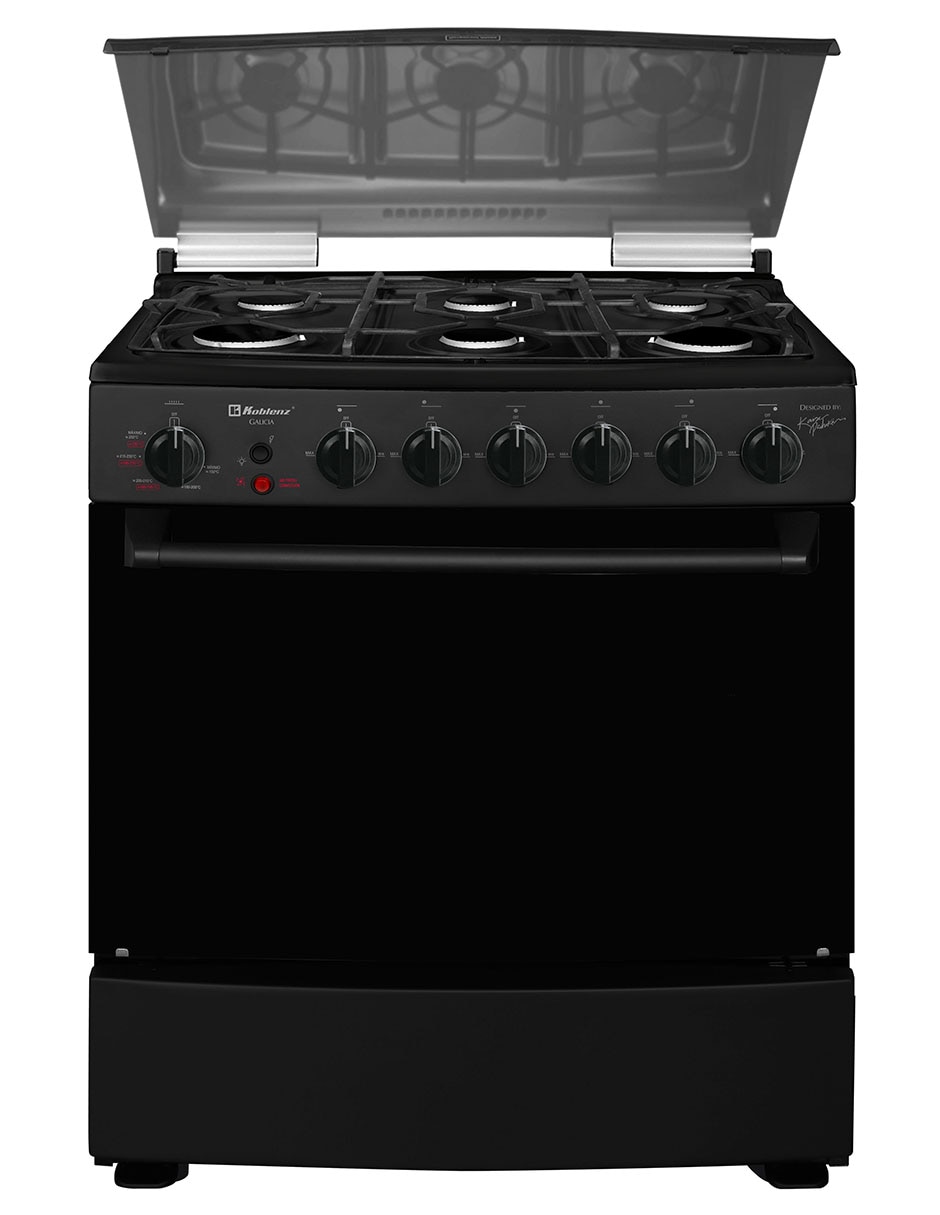 Estufa de piso a Gas LP 76 CM EK 1131 GD Galicia de 6 quemadores