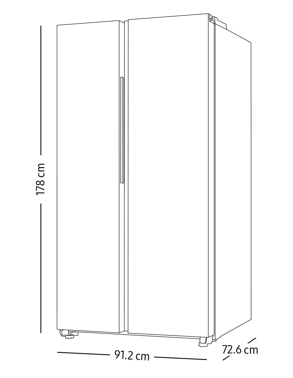 Refrigerador Dúplex 23 pies cúbicos Tecnología Inverter y Manual RS23T5B00S9/EM 8